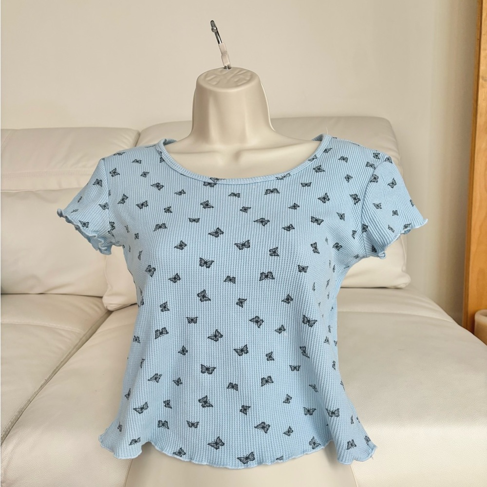 Blue Butterfly Top - Tilly’s